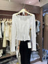 MATINEE Halter Neck Long Sleeves Slits Tops